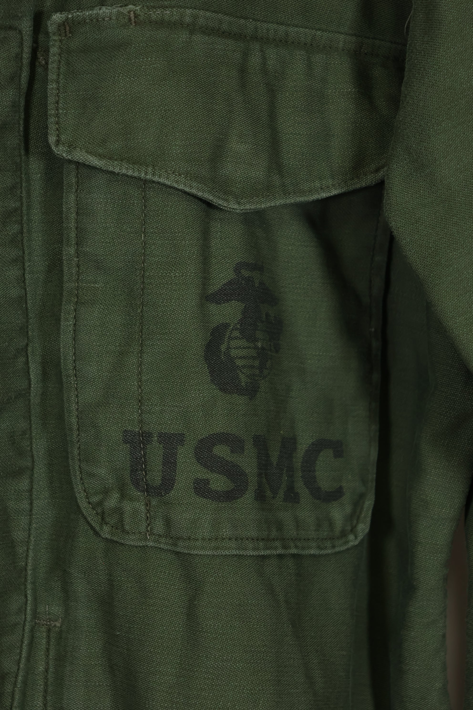 実物 1950年代 アメリカ海兵隊 P56 OG-107 ユーティリティシャツ 中古品 状態良い