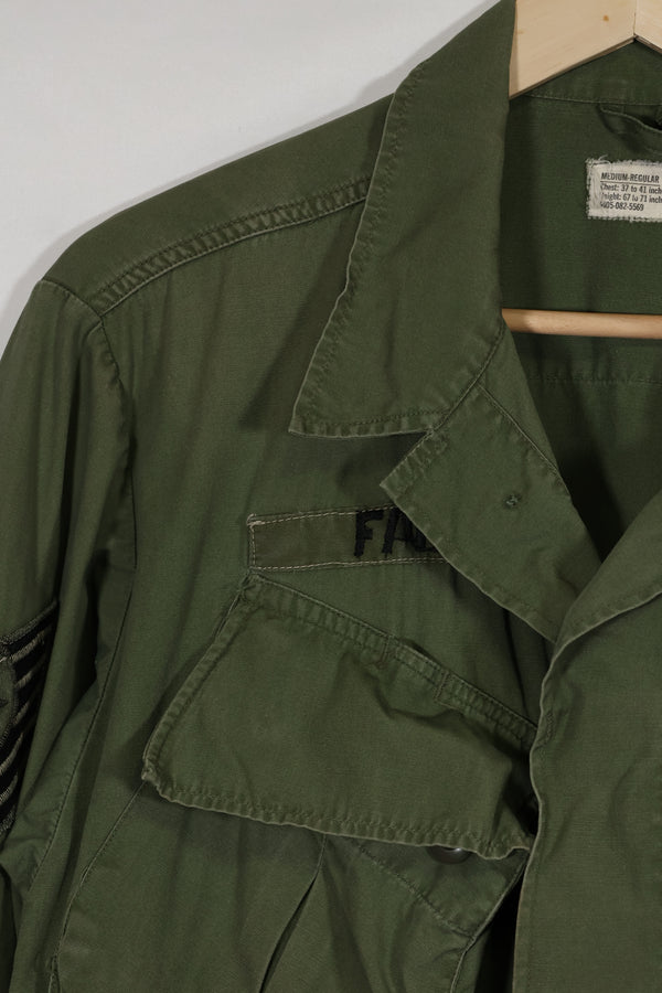 1967年製 3rd Model ジャングルファティーグ ジャケット USAF 初付け M-R 中古品