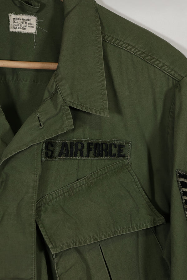 1967年製 3rd Model ジャングルファティーグ ジャケット USAF 初付け M-R 中古品