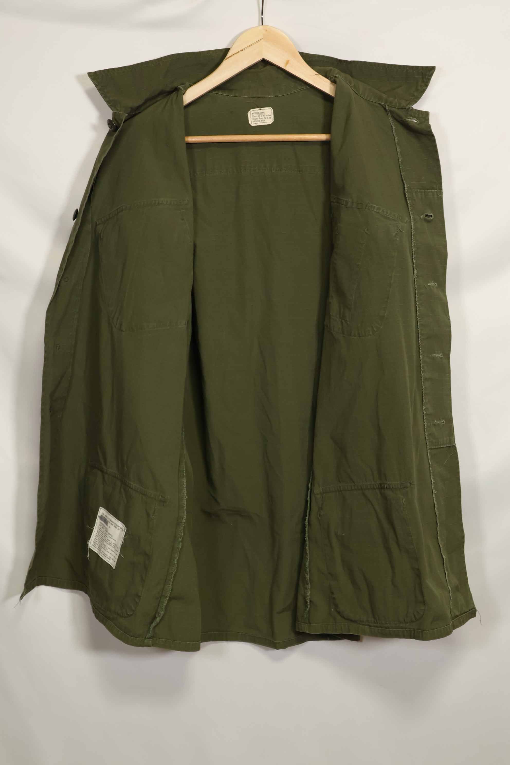 1969年契約 4th Model ジャングルファティーグ ジャケット M-L 中古品 状態良い