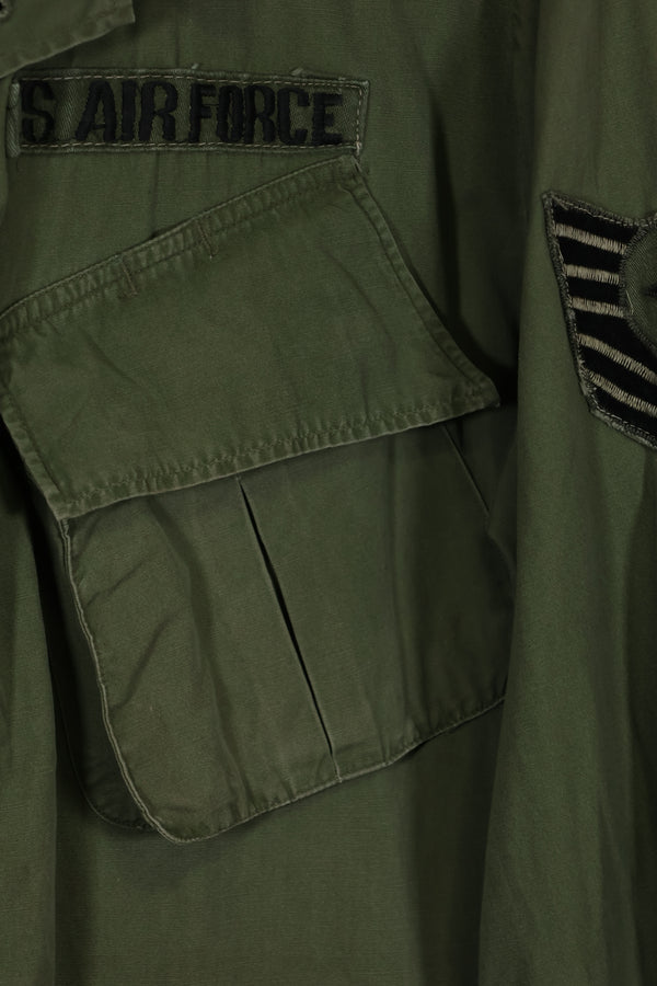 1967年製 3rd Model ジャングルファティーグ ジャケット USAF 初付け M-R 中古品