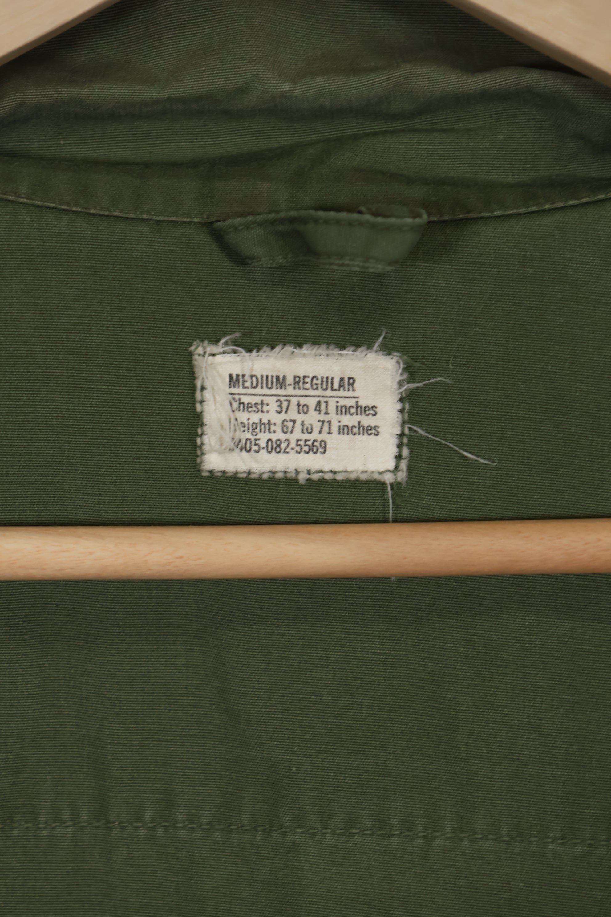 1967年製 3rd Model ジャングルファティーグ ジャケット USAF 初付け M-R 中古品