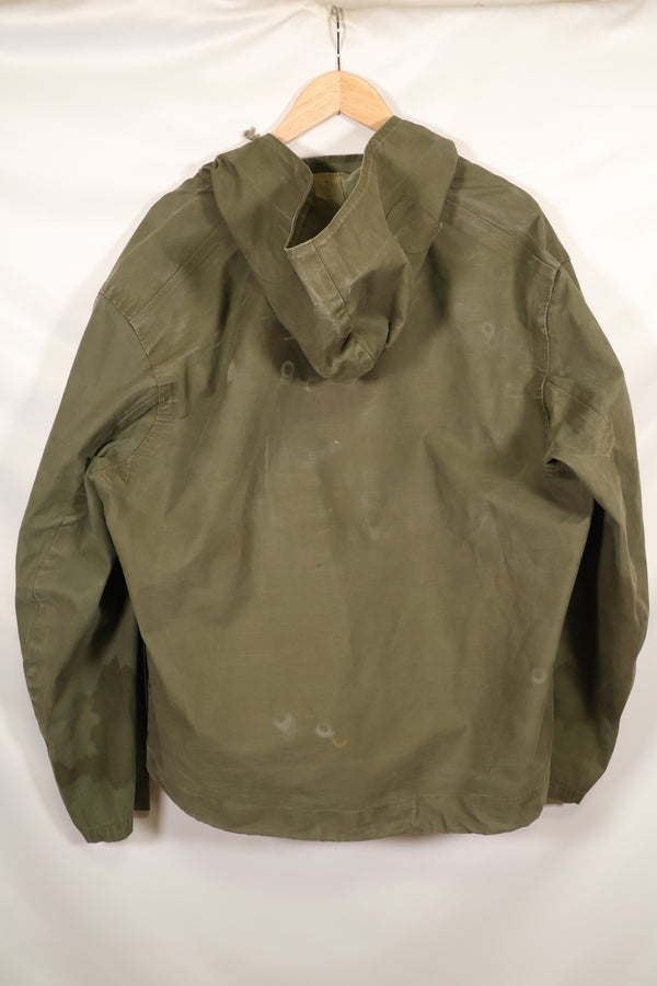 1950年代〜60年代 サイズ M アメリカ海軍 レインデッキパーカー アノラック 中古品