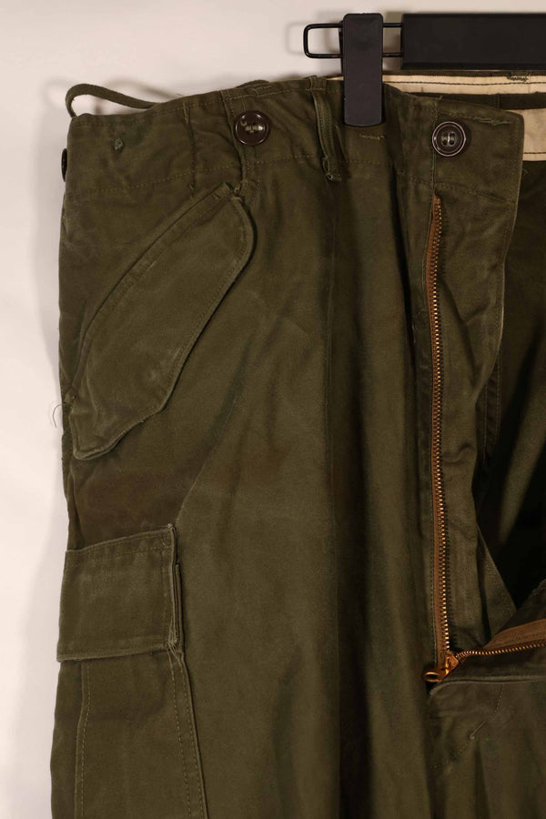 実物 1951年製 M51 コットン フィールドパンツ LARGE-LONG 中古品 退色あり