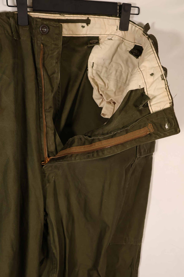 実物 1951年製 M51 コットン フィールドパンツ LARGE-LONG 中古品 退色あり