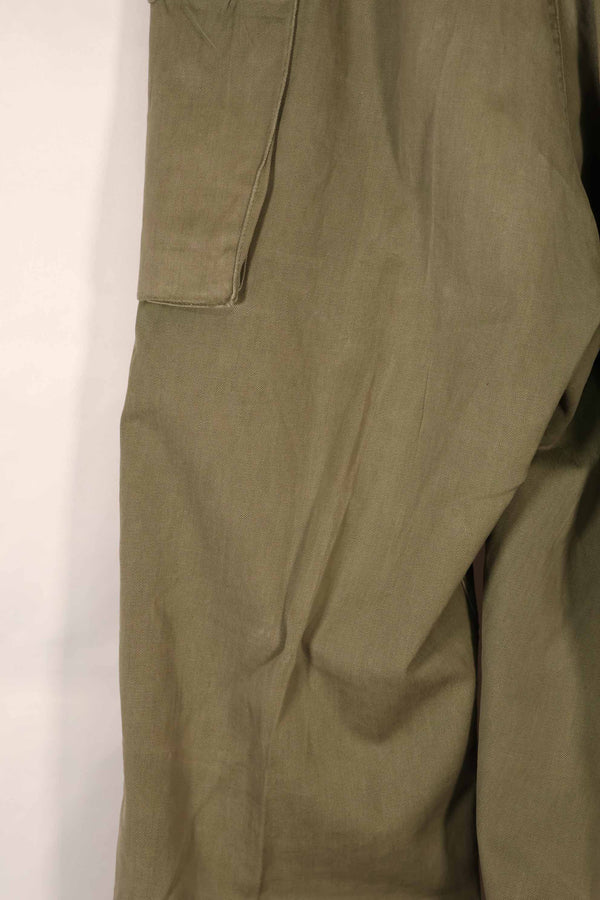 実物 1940年代後半〜50年代前半 M45 ODコットンフィールドパンツ 中古品 使用感強い B