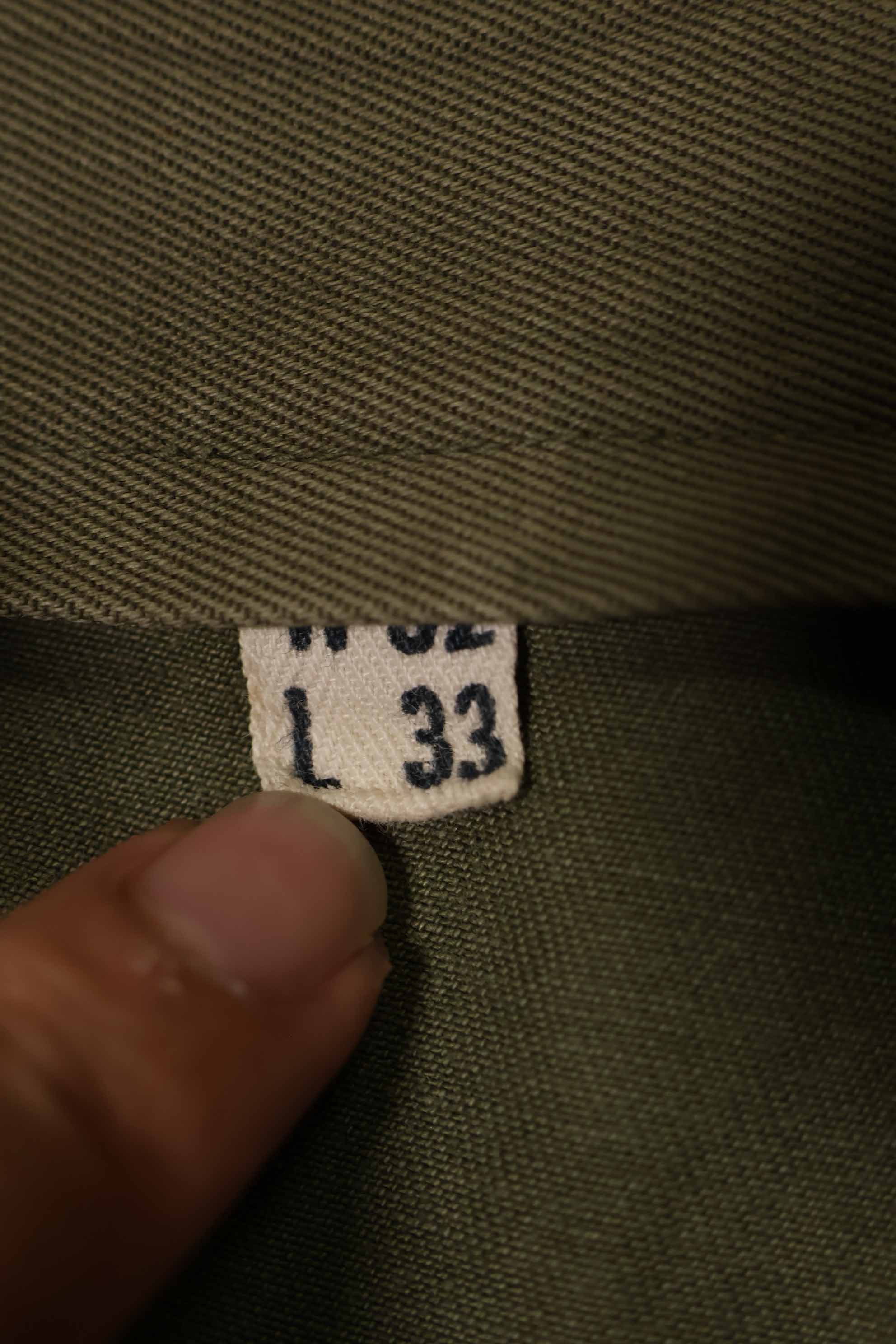 実物 1940年代後半〜50年代前半 M45 ODコットンフィールドパンツ 中古品 使用感強い B