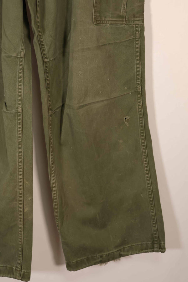 実物 1962年製 M51 コットン フィールドパンツ Regular-X-Small 退色あり 中古品