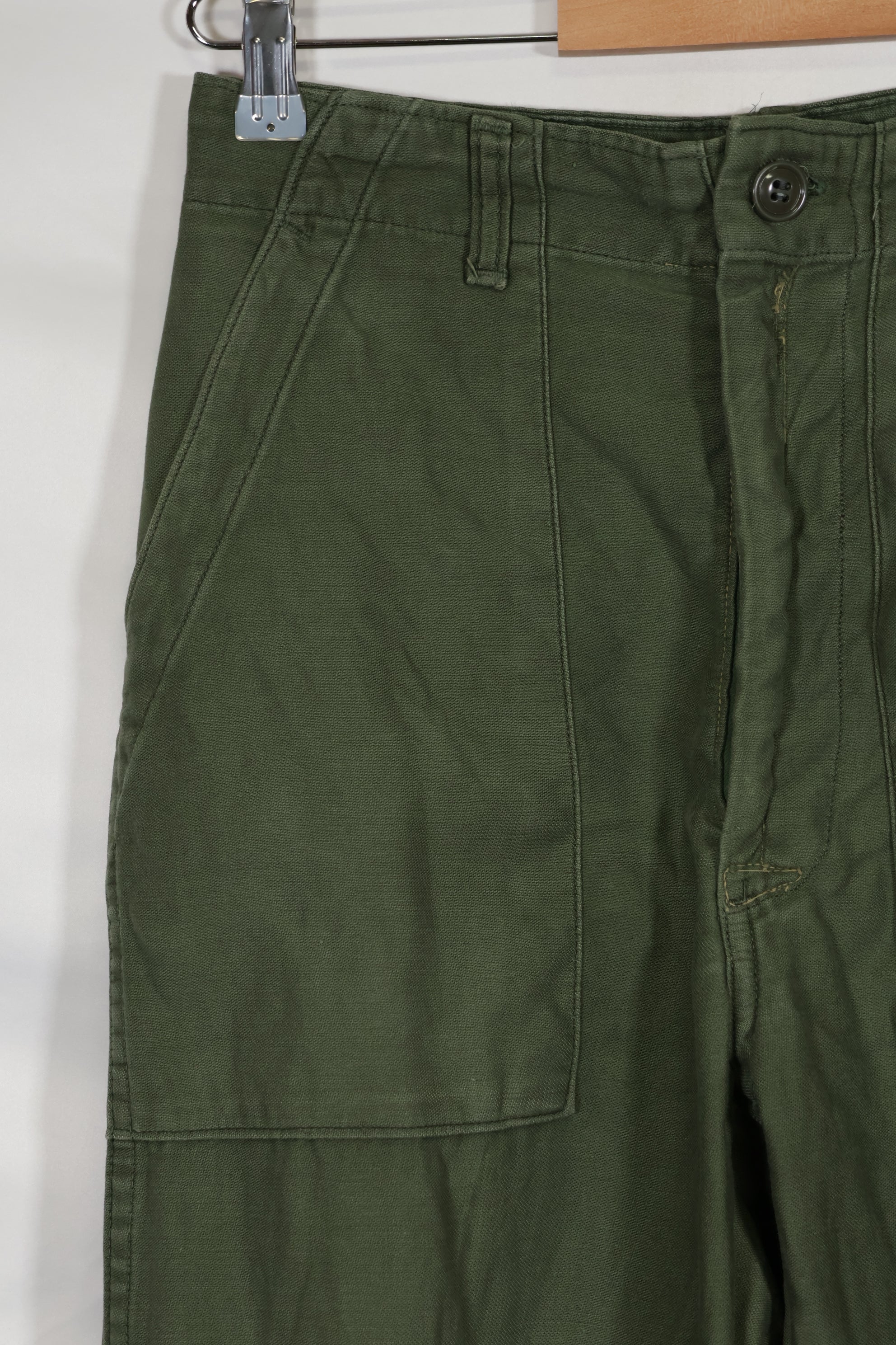 1960年代ロット OG-107 ユーティリティパンツ ベイカーパンツ ジッパーフライ改造 中古品
