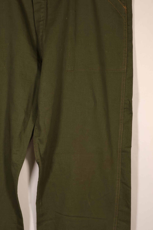 実物 1940年代後半〜50年代前半 アメリカ海軍 コットンパンツ ジッパーフライ 中古品