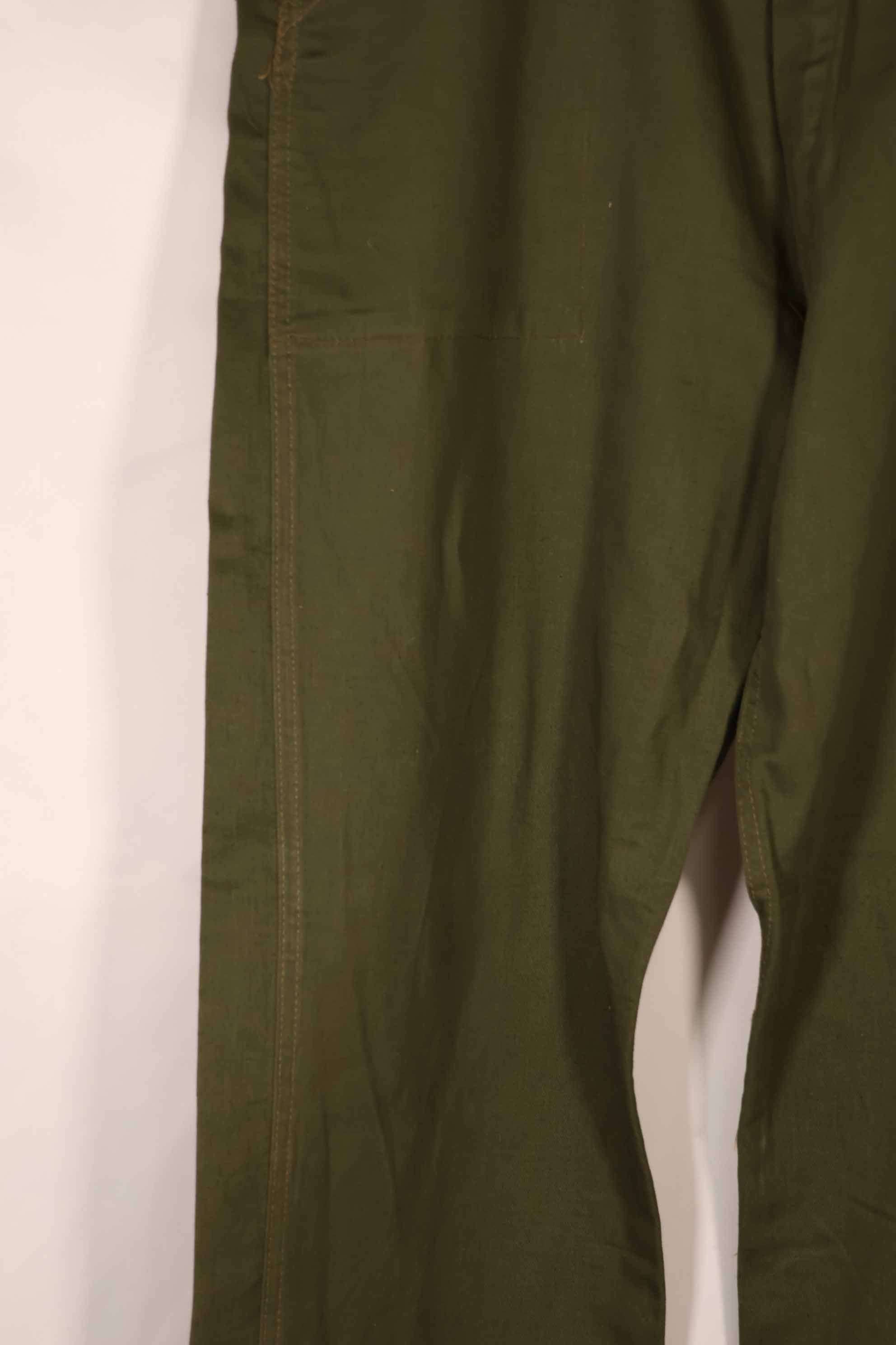 実物 1940年代後半〜50年代前半 アメリカ海軍 コットンパンツ ジッパーフライ 中古品