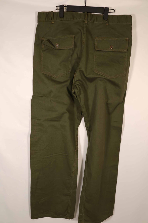 実物 1940年代後半〜50年代前半 アメリカ海軍 コットンパンツ ジッパーフライ 中古品