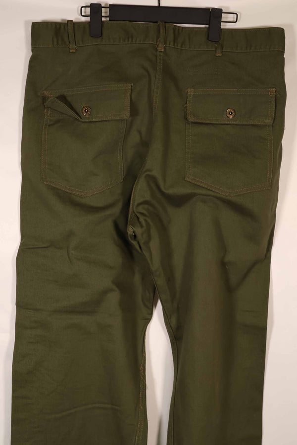 実物 1940年代後半〜50年代前半 アメリカ海軍 コットンパンツ ジッパーフライ 中古品