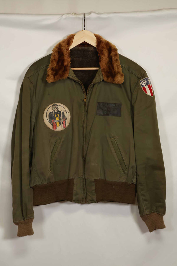 1940年代 CBI ローカルメイド B-15 フライトジャケット 中古品