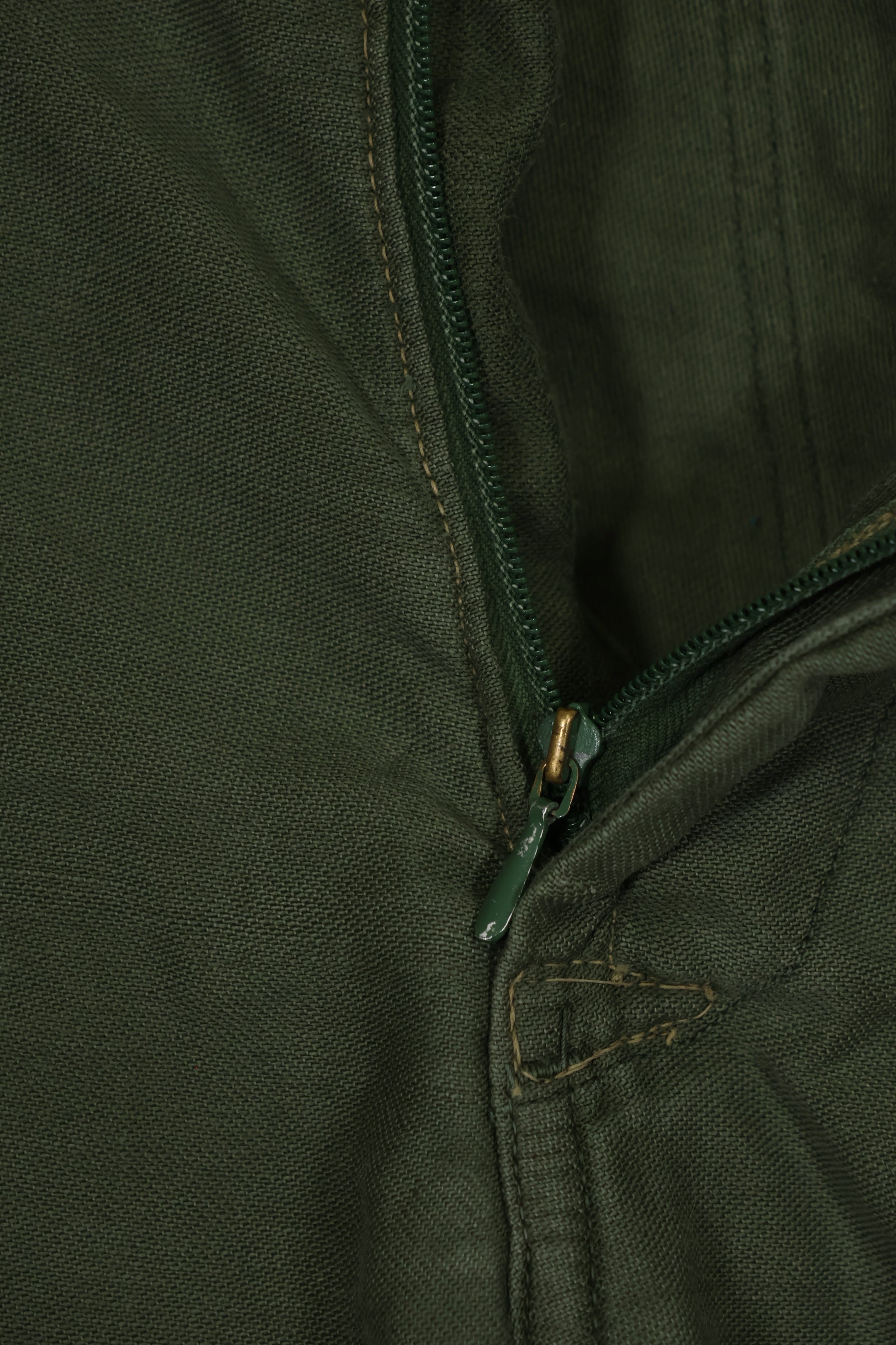 1960年代ロット OG-107 ユーティリティパンツ ベイカーパンツ ジッパーフライ改造 中古品