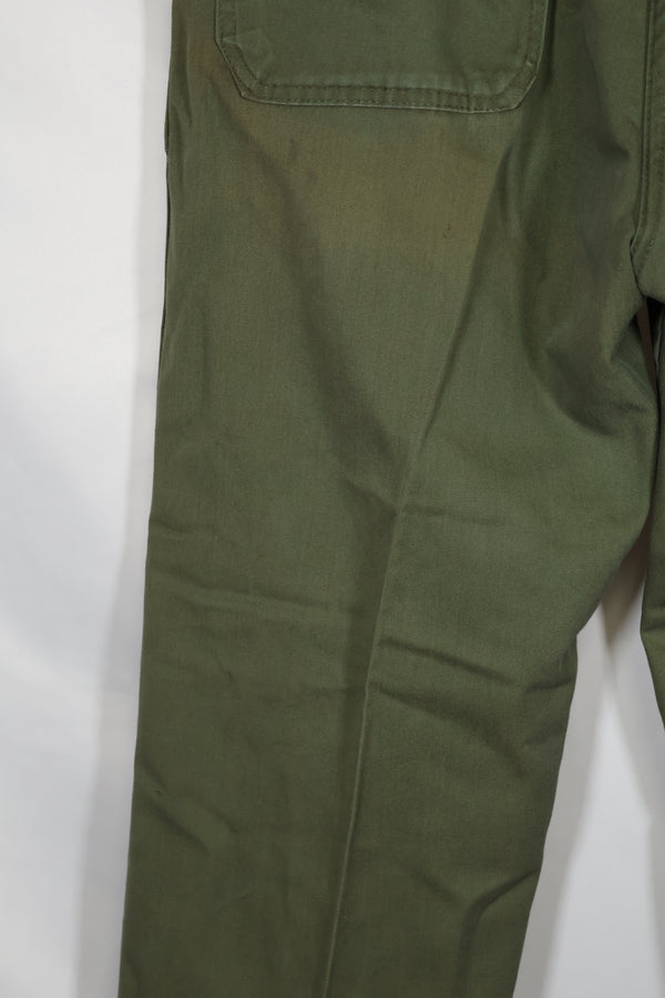 1960年代ロット OG-107 ユーティリティパンツ ベイカーパンツ ノーアイロンパンツ 中古品 B
