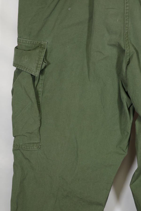 1967年製 3rd Model ノンリップストップ ジャングルファティーグ パンツ L-R 中古品