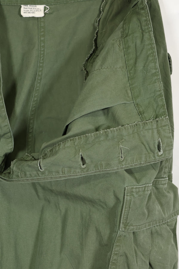 1967年製 3rd Model ノンリップストップ ジャングルファティーグ パンツ L-R 中古品