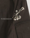 レプリカ MACV SOG 1-0 ブラックジャケット 直接刺繍 古いレプリカ 中古品