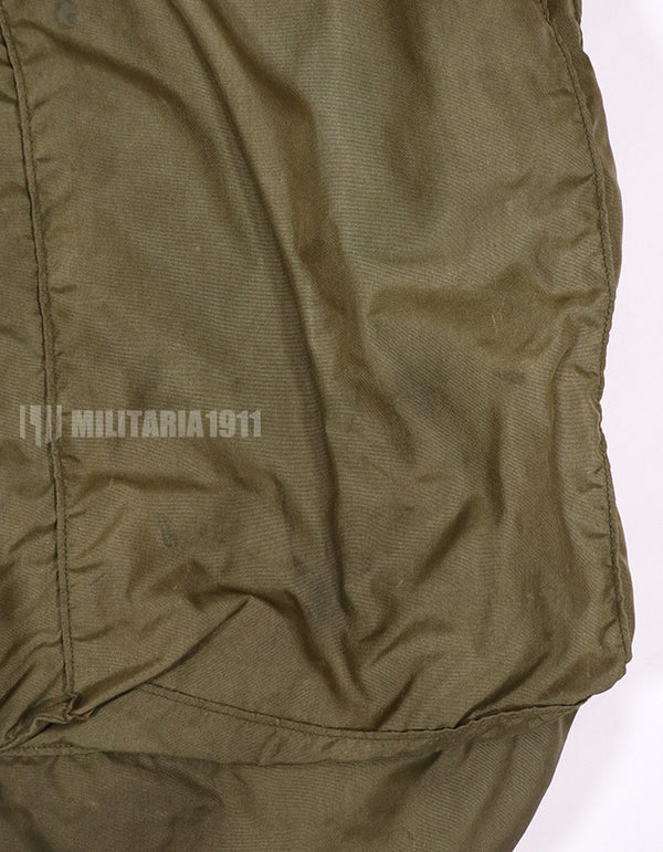 実物 米軍放出品 80年代 ヘルメットバッグ 状態悪い 汚れあり 年代タグ読めない