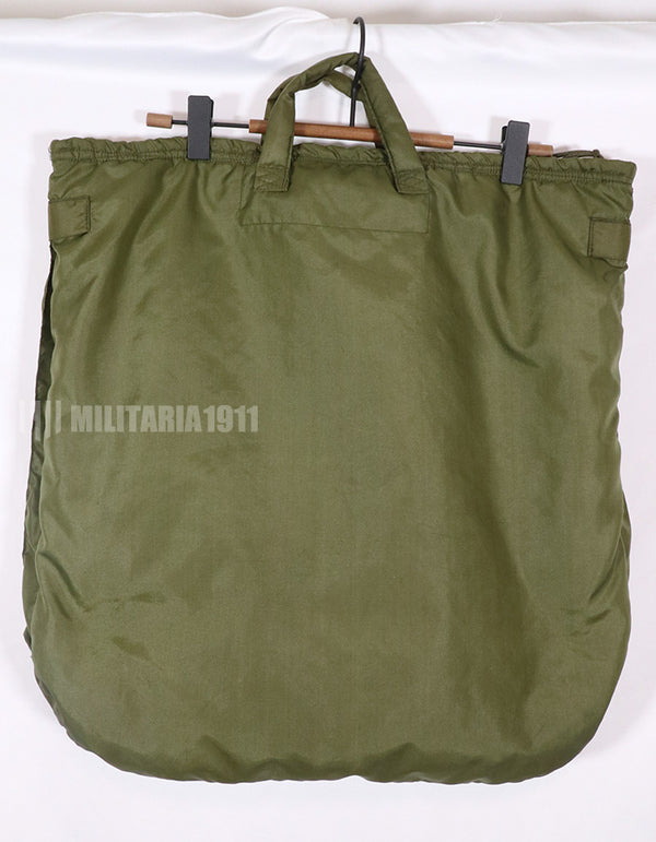 実物 アメリカ空軍 ヘルメットバッグ 1976年製 ジッパー開閉不可 中古品