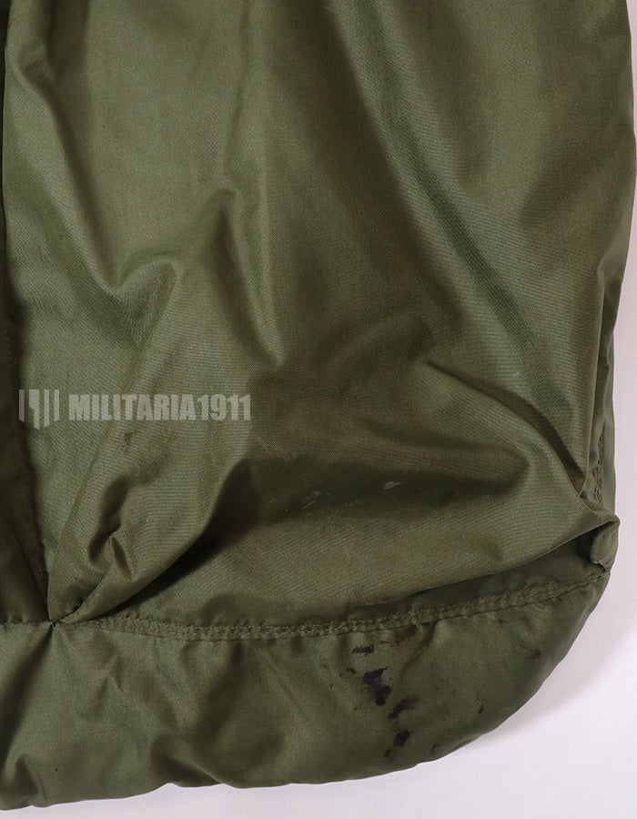 実物 米軍放出品 91年製 ヘルメットバッグ 汚れあり 中古品
