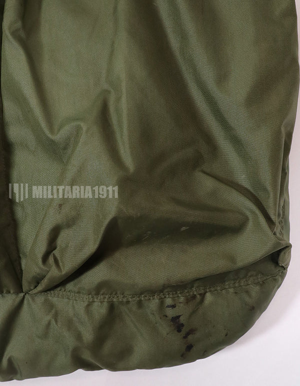 実物 米軍放出品 91年製 ヘルメットバッグ 汚れあり 中古品