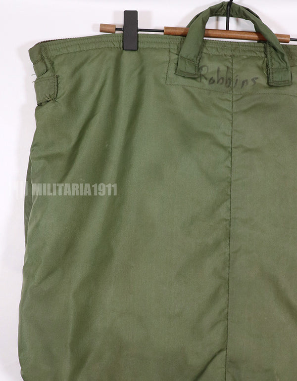 実物 米軍放出品 91年製 ヘルメットバッグ 汚れあり 中古品