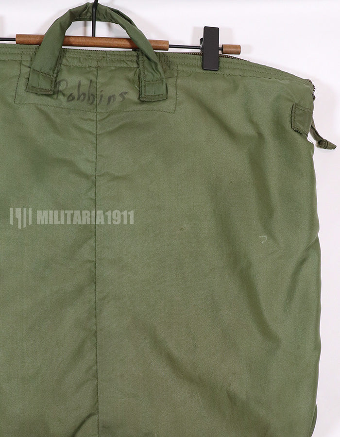 実物 米軍放出品 91年製 ヘルメットバッグ 汚れあり 中古品