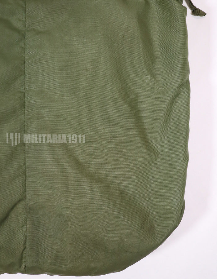 実物 米軍放出品 91年製 ヘルメットバッグ 汚れあり 中古品