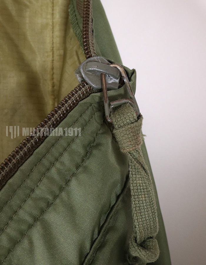 実物 米軍放出品 91年製 ヘルメットバッグ 汚れあり 中古品