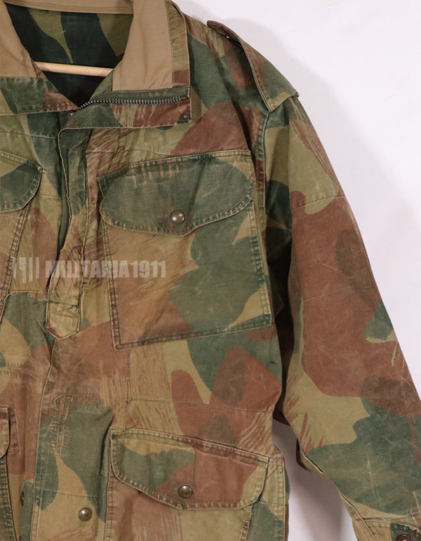 実物 1950年代 ベルギー軍 空挺兵 迷彩アノラック 退色あり 中古品