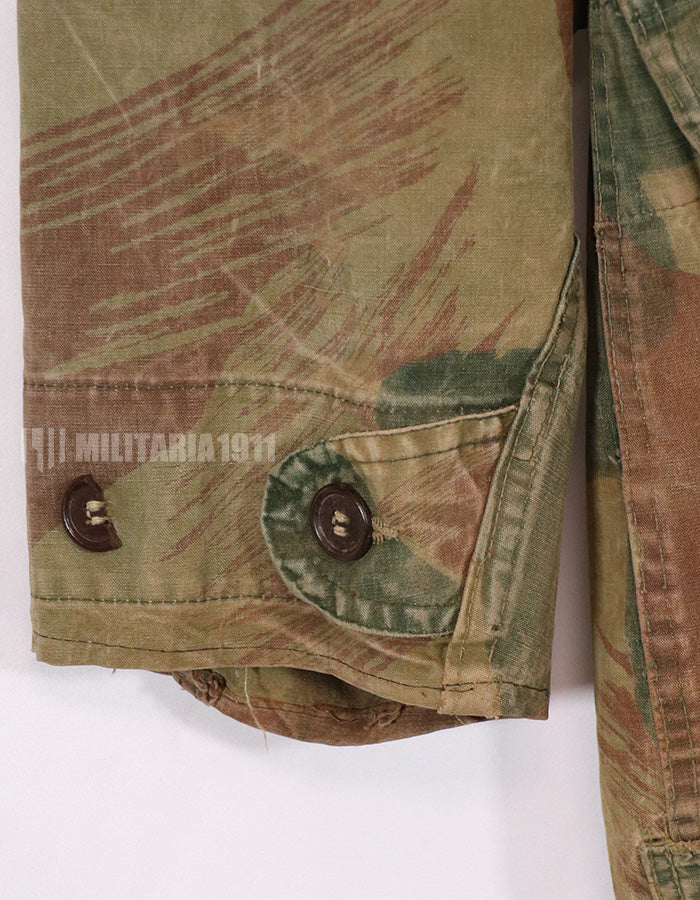 実物 1950年代 ベルギー軍 空挺兵 迷彩アノラック 退色あり 中古品
