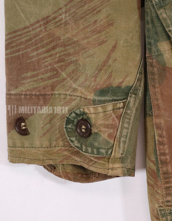 実物 1950年代 ベルギー軍 空挺兵 迷彩アノラック 退色あり 中古品