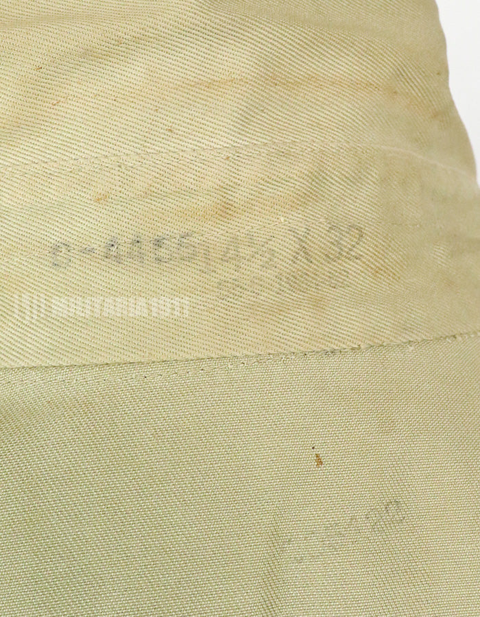 実物 アメリカ陸軍 コットンカーキシャツ サービスシャツ 階級章 パッチ付き 1st Signal Bde