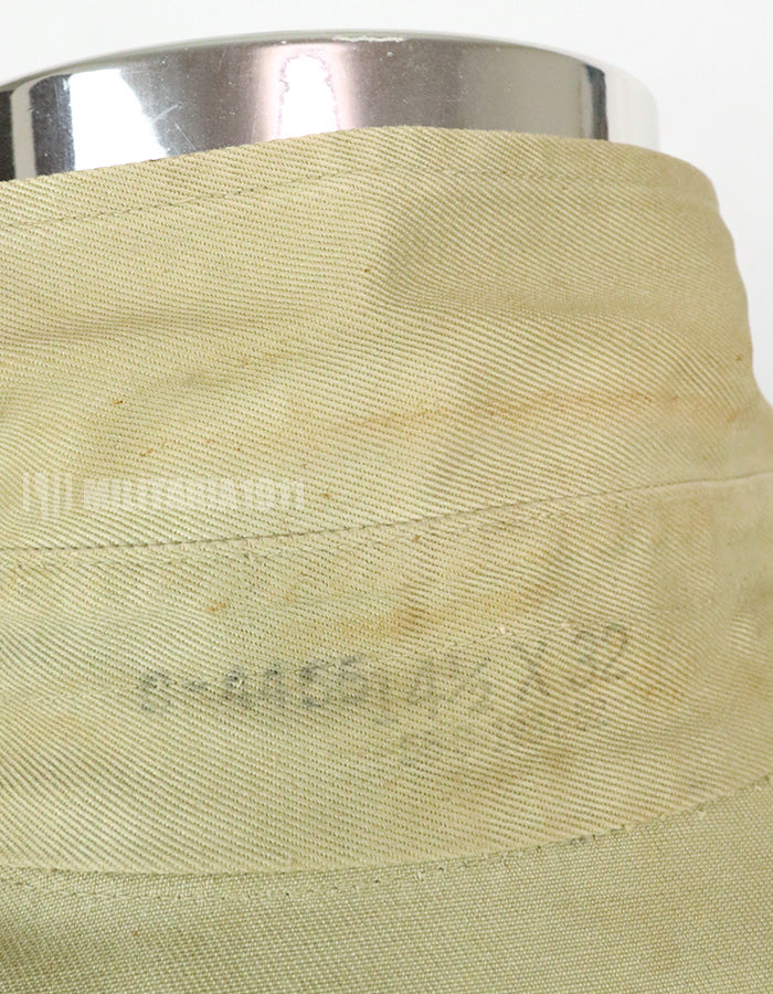 実物 アメリカ陸軍 コットンカーキシャツ サービスシャツ 階級章 パッチ付き 1st Signal Bde