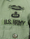 実物 アメリカ陸軍 ユーティリティシャツ OG-107  第一師団パッチなど徽章付(後付け)