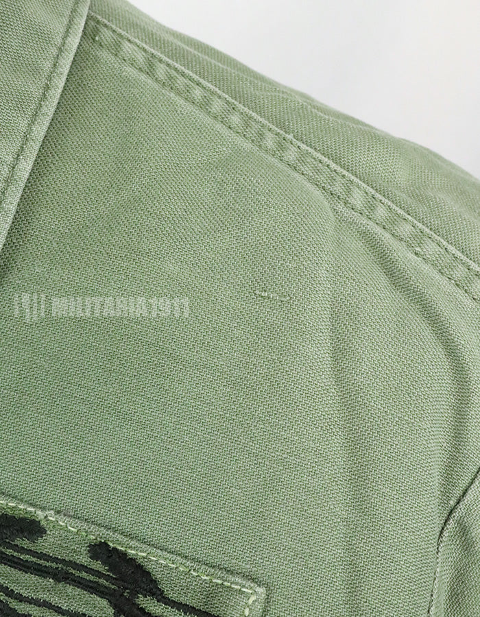実物 アメリカ陸軍 ユーティリティシャツ OG-107  第一師団パッチなど徽章付(後付け)