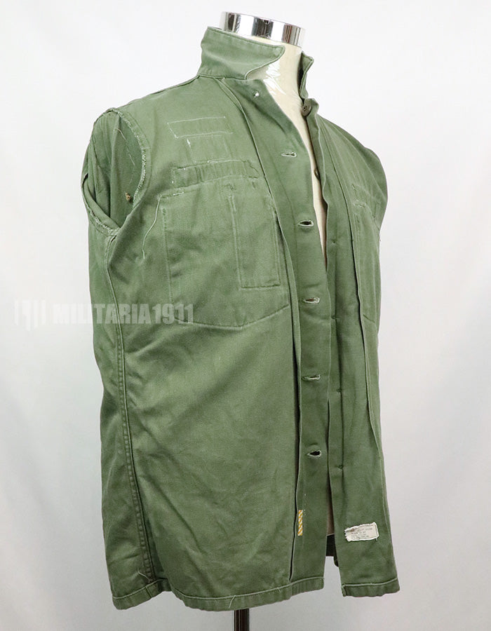 実物 アメリカ陸軍 ユーティリティシャツ OG-107  第一師団パッチなど徽章付(後付け)