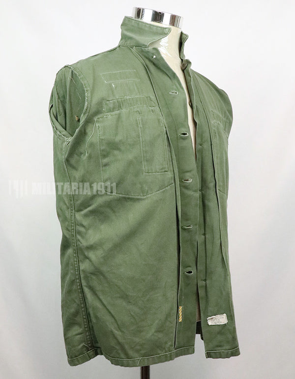 実物 アメリカ陸軍 ユーティリティシャツ OG-107  第一師団パッチなど徽章付(後付け)