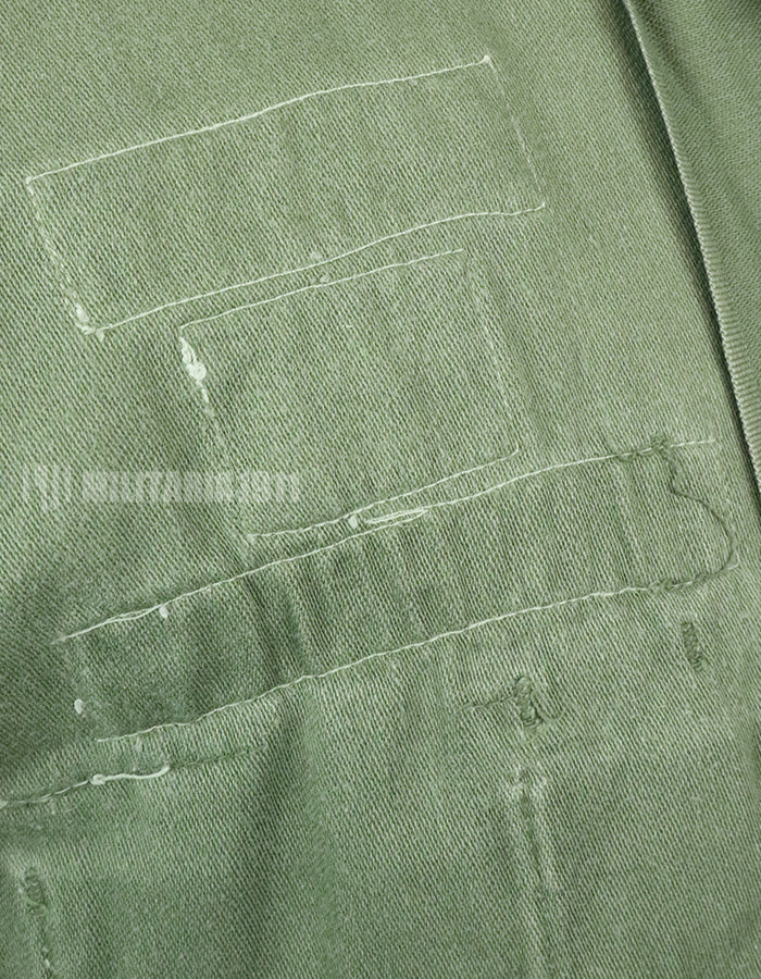 実物 アメリカ陸軍 ユーティリティシャツ OG-107  第一師団パッチなど徽章付(後付け)