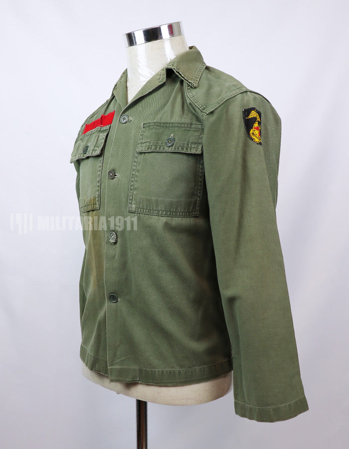 南ベトナム海兵隊/第2大隊/ベボ織り/実物パッチ - 個人装備