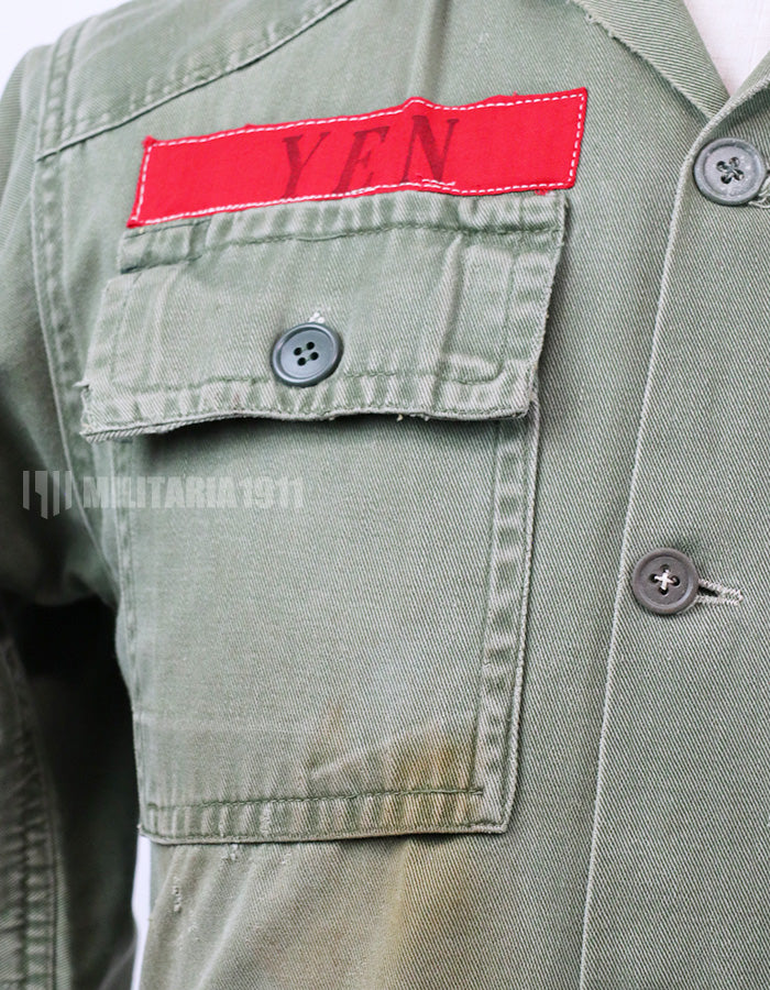 実物 南ベトナム海兵隊 初期型 ODシャツ ジャケットのみ