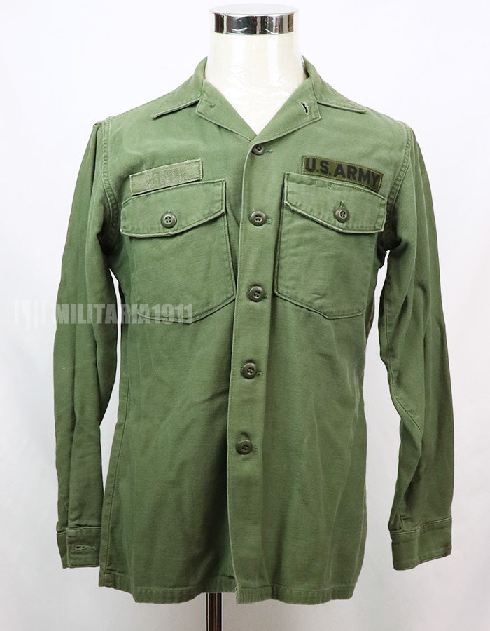 実物 ユーティリティシャツ OG-107  放出品 1960年代後半〜1970年代初頭 戦中ロット