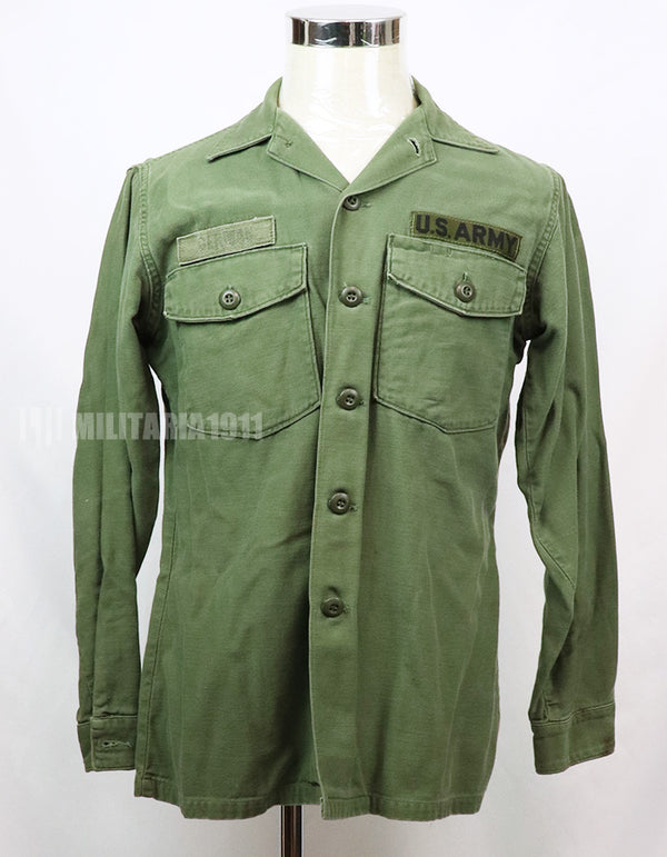 実物 ユーティリティシャツ OG-107  放出品 1960年代後半〜1970年代初頭 戦中ロット