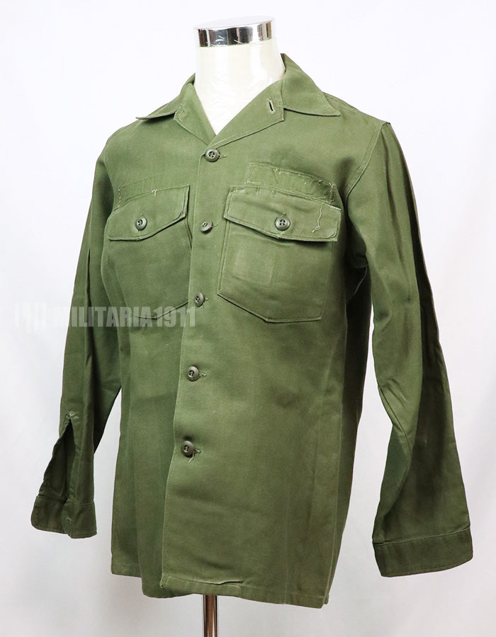 実物 ユーティリティシャツ OG-107  放出品 1970年製 戦中ロット コンディション中
