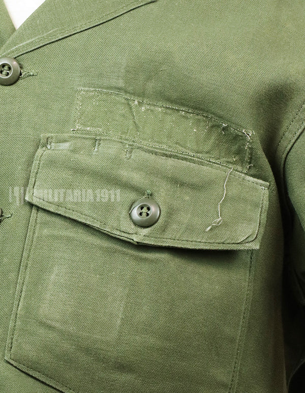 実物 ユーティリティシャツ OG-107  放出品 1970年製 戦中ロット コンディション中