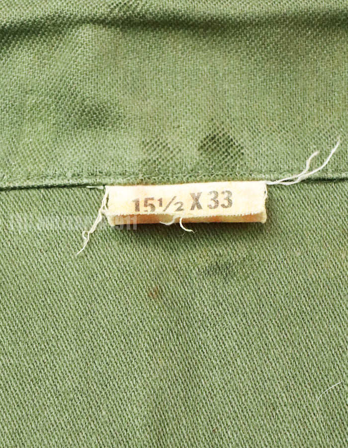 実物 ユーティリティシャツ OG-107  放出品 1970年製 戦中ロット コンディション中