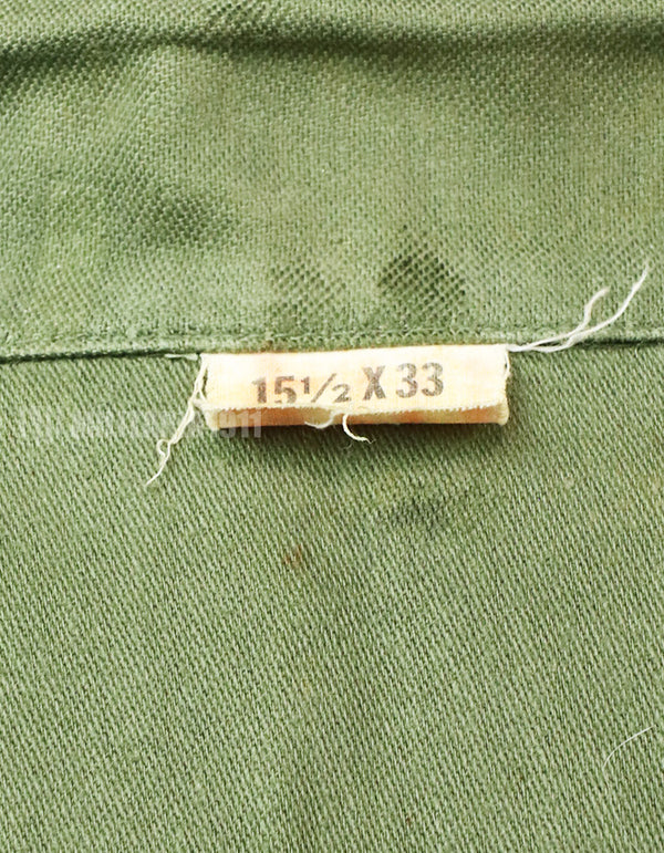 実物 ユーティリティシャツ OG-107  放出品 1970年製 戦中ロット コンディション中