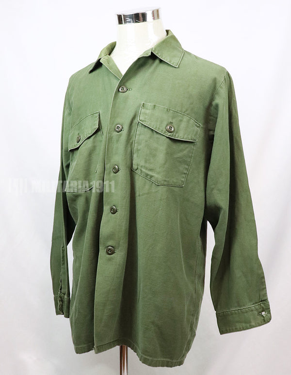 実物 ユーティリティシャツ OG-107  放出品 1973年製 戦後ロット コンディション良い 大きいサイズ